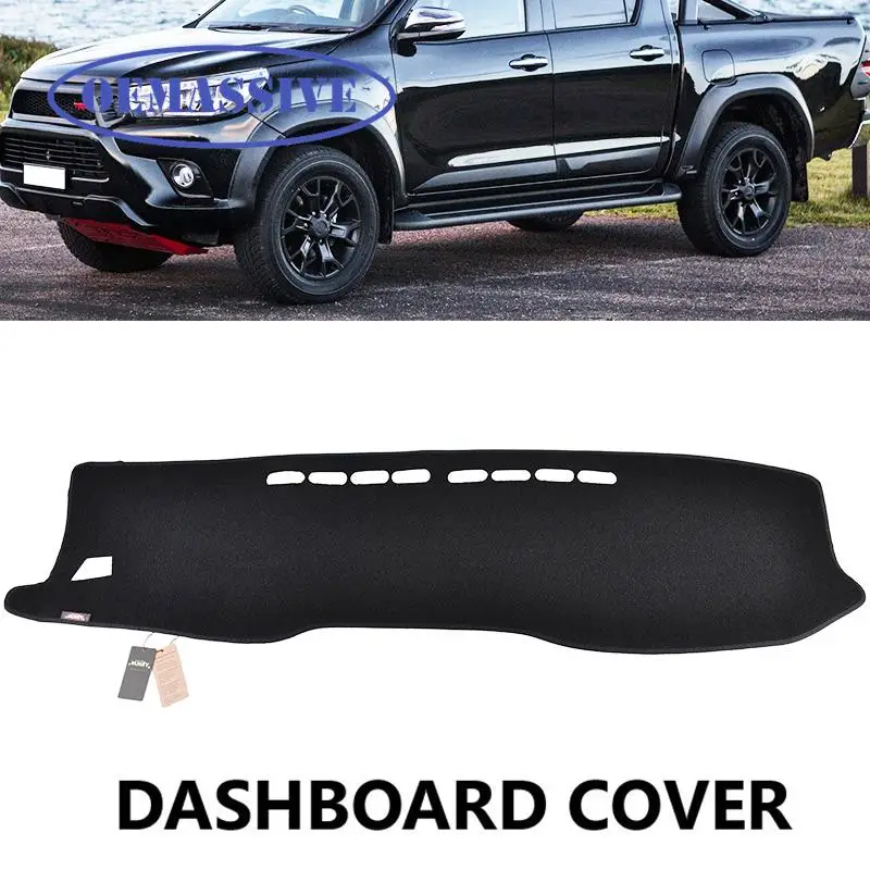 OEMASSIVE Fit For Toyota Hilux 2016 2017 SR5 SR TRD Dashmat Dash Mat Dashboard Cover Pad Sun Shade Dash Board Cover Carpet