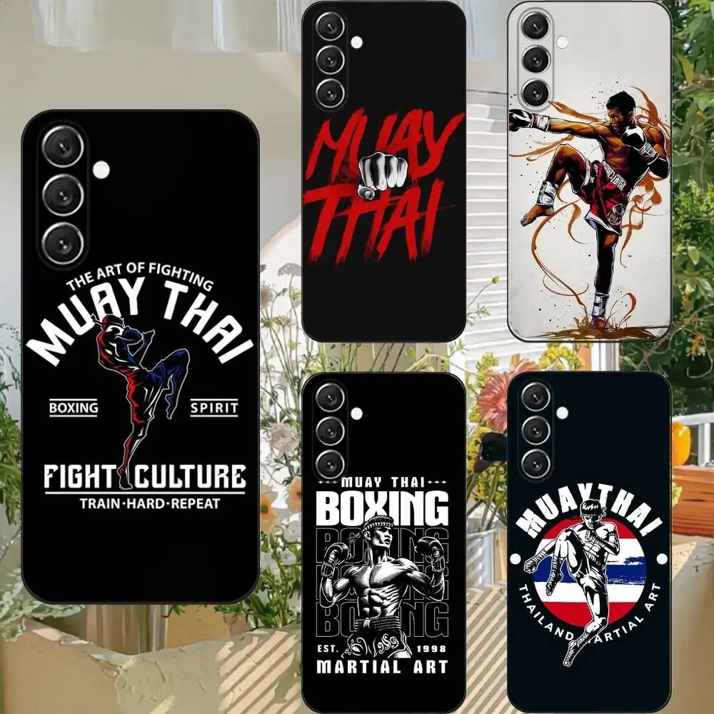 

Muay Thai Phone Case Phone Case For Samsung S25,S24,S21,S22,S23,S30,Ultra,S20,Plus,Fe,Lite,Note,10,9,5G Black Cover