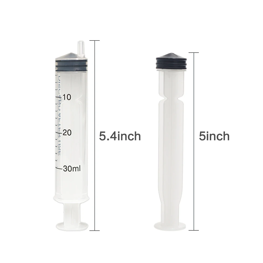 30PCS 30ml 주사기 멸균 개별 포장 영양소 측정용 수경재배, 주방 도구, 피더, 액체 분배용