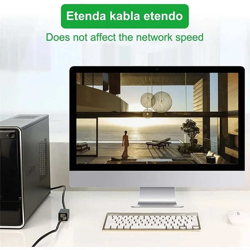 ABGN 20 قطعة موسع كابل إيثرنت ، مقرنة RJ45 Cat 5 Cat 6 Cat6a ، موصل موسع أنثى إلى أنثى مقرنة إيثرنت RJ45