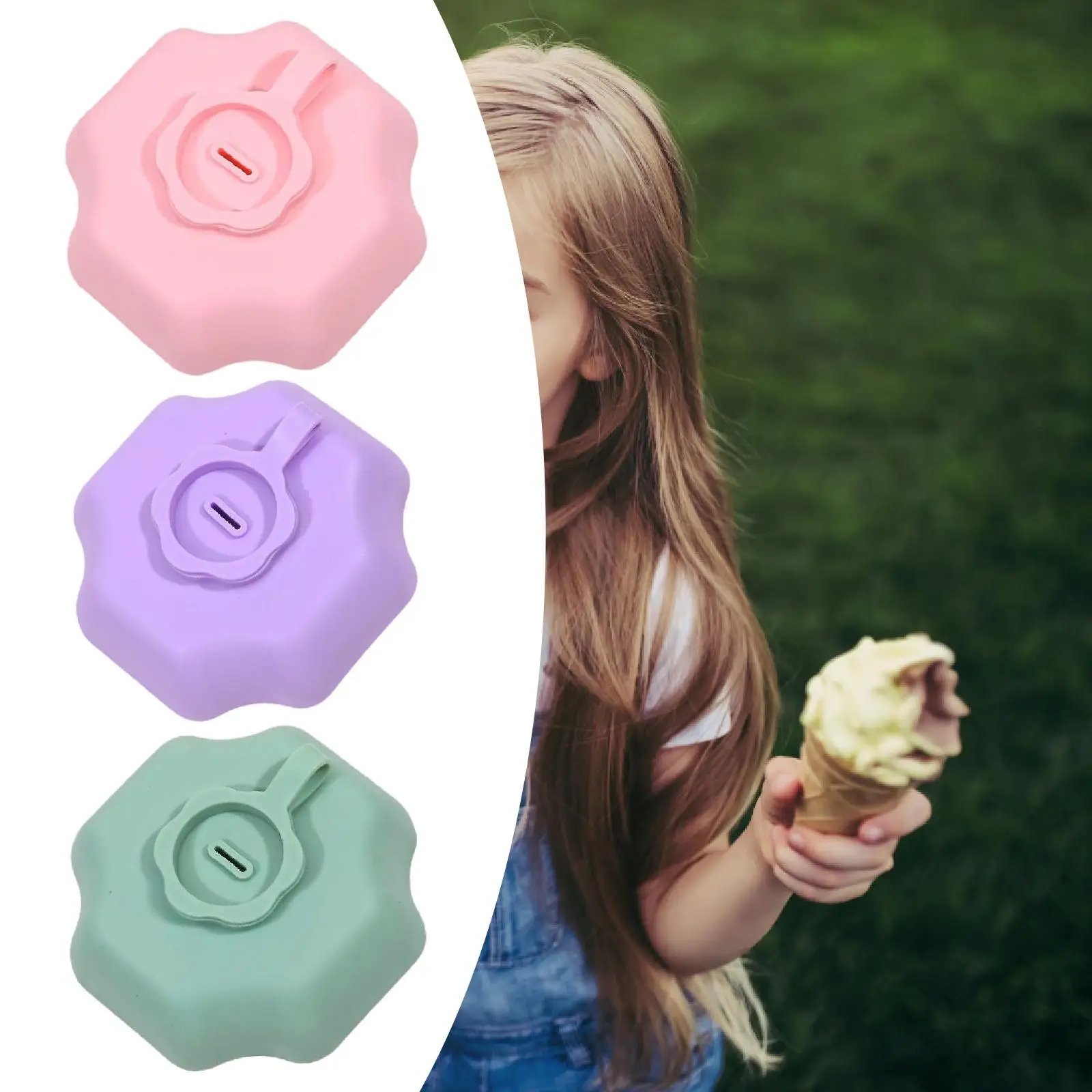 

Nondrop Popsicle Holder Utility Ice Cream Support for Home Party Summer Days