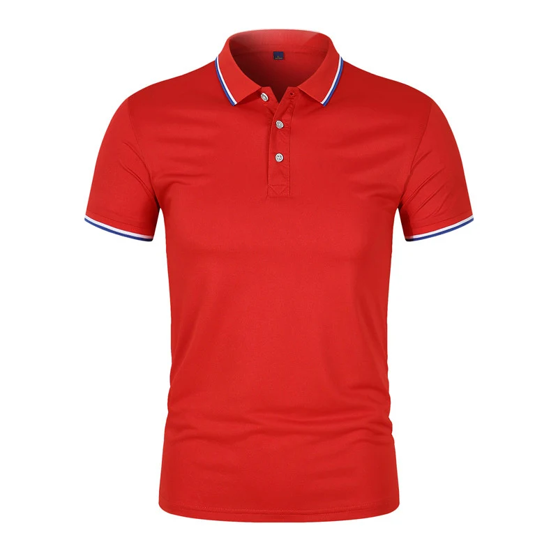 Zomer Heren Revers Korte Mouw Poloshirt Custom Print Logo Geborduurde Naam Bedrijf Sport Hardlopen Grote 5xl 6xl Top