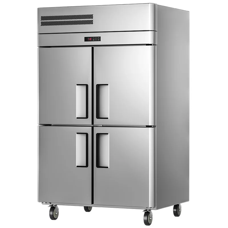 freezer freezer air-cooled frost-free fresh-keeping cabinet hotel kitchen refrigerator vertical double temperature freezer