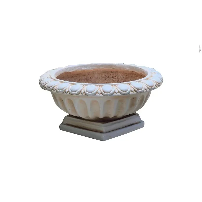 

European Roman column flower pot base balcony garden courtyard landscaping decorative ornament retro