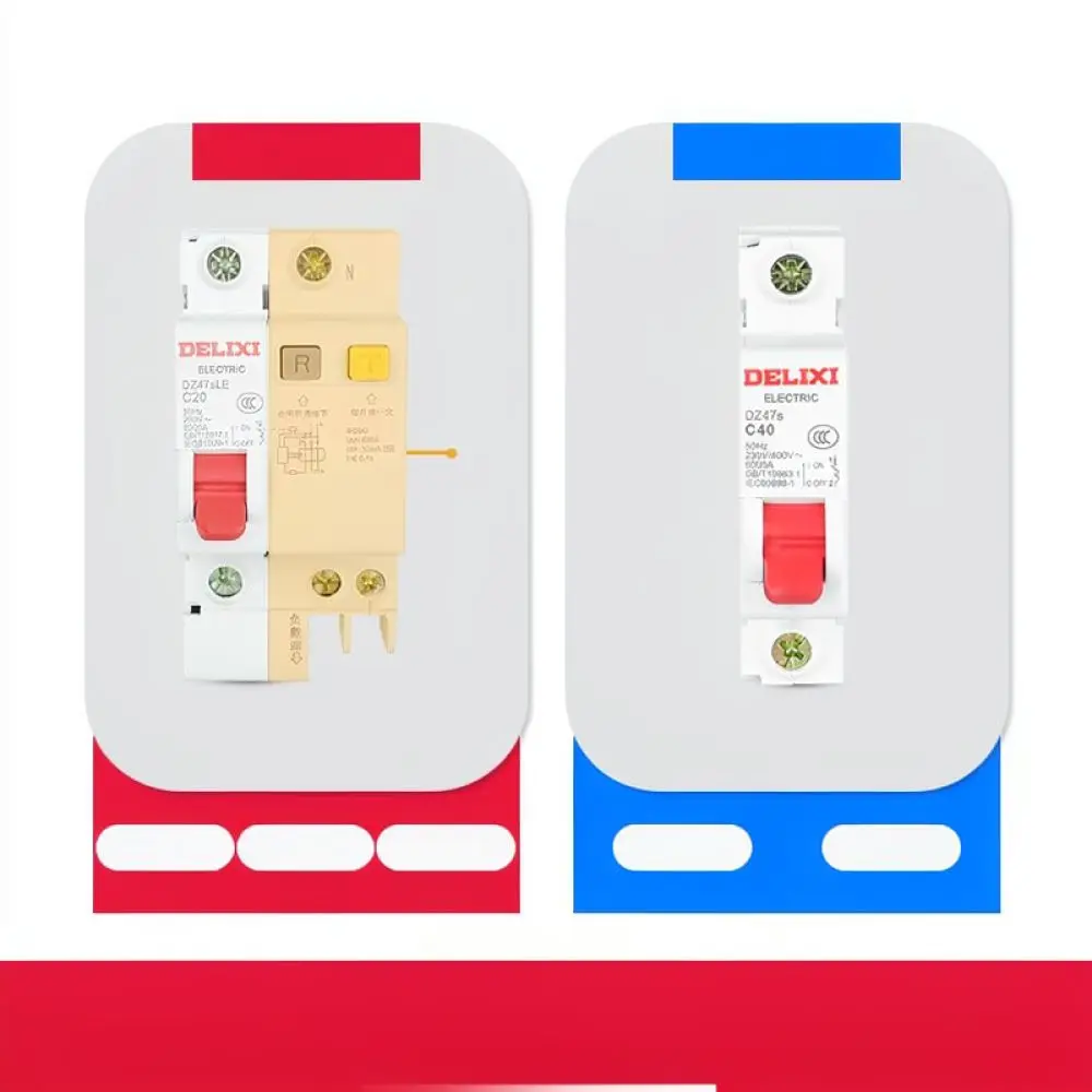 For For Delixi DZ47S Power Distribution Circuit Breaker Safety MCB Modular Design Electrical Equipment For Home Office
