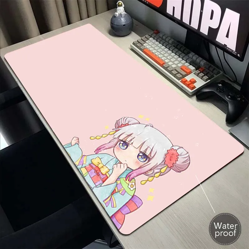 

KANNA Oversize Mouse Pad Gaming Natural Rubber Waterproof Mousepad Speed Gamer Mouse Mat Gaming Accessories Desk Mat 100x55cm