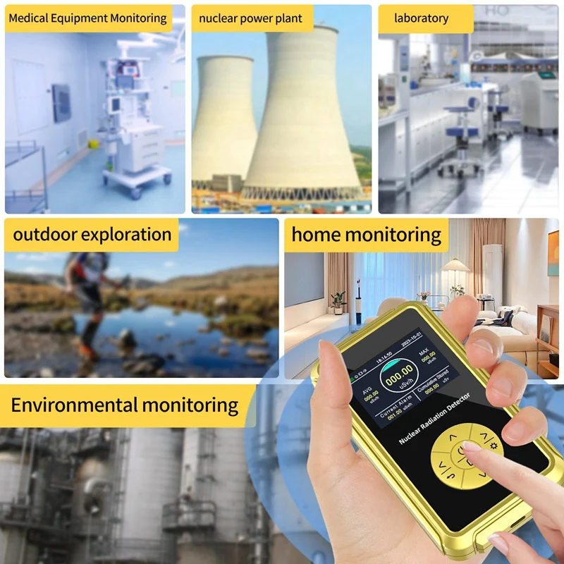 Geiger Counter Nuclear Radiation Detector Geiger Plate Radioactivity Detector For Nuclear Wastewater For PC Software Durable