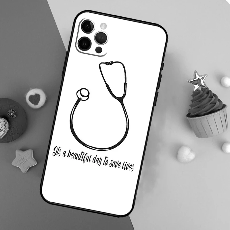 Doctor Nurse Medical Medicine Health Phone Case For iPhone 14 16 15 12 11 13 Pro Max X XR XS Max 7 8 Plus 12 13 Mini Cover Coque