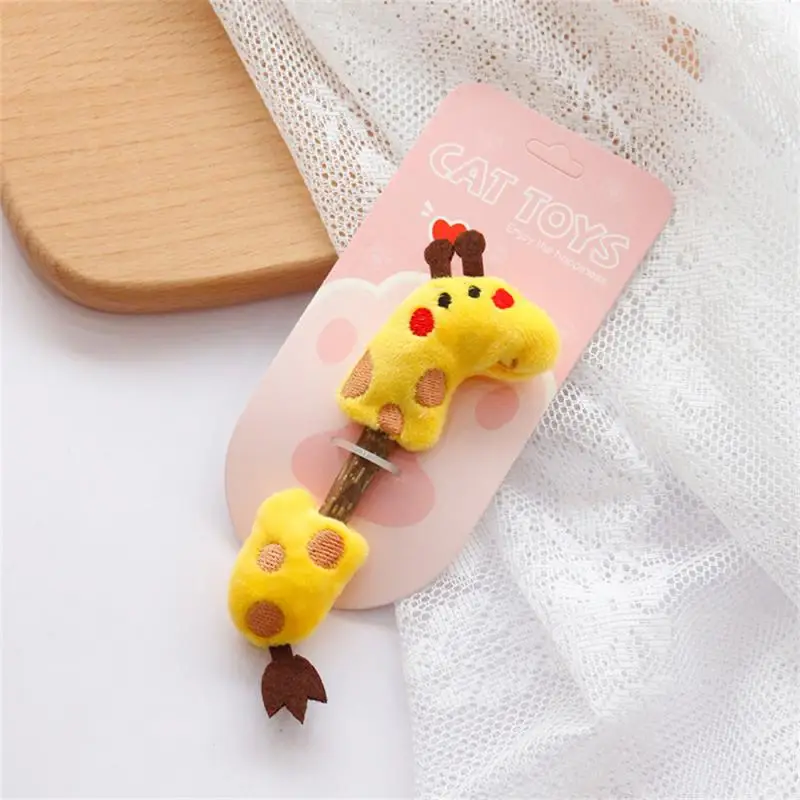 1pcs Pets Cat Toys Molar Stick Catnip Cat Zihi Toy Tooth Cleaning Doll Wooden Polygonum Tooth Grinder Cat Toy Pet Supplie Toys