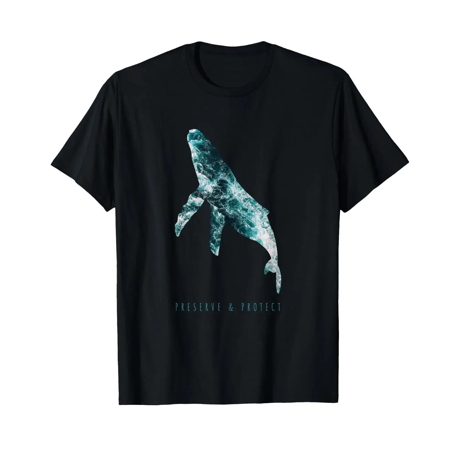 Preserve Protect Humpback Whale Ocean Conservation Environmental Welfare T Shirt vintage Washed Soft graphic streetwear Casual