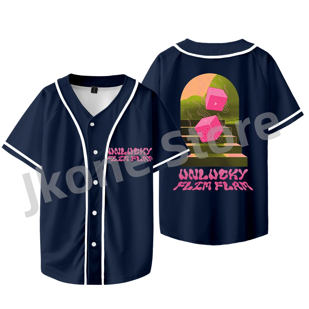 

Flim Flam Flamingo Dice Merch Baseball Shirts Summer Women Men Fashion Casual Tee