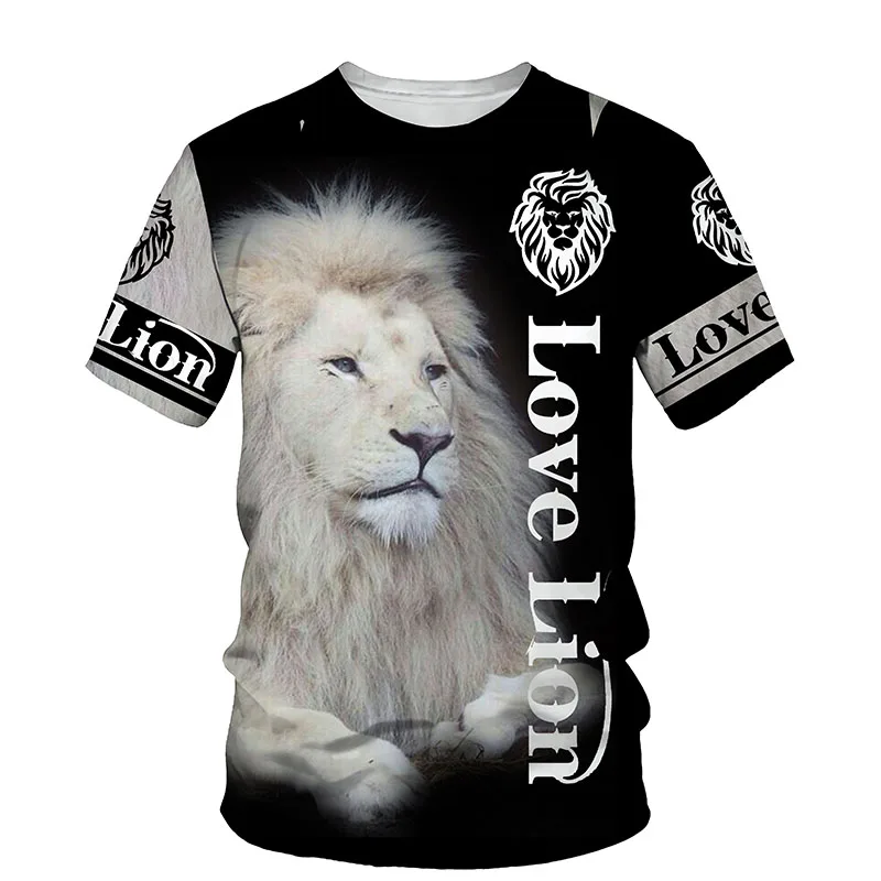 The Lion King 3D Print Men T-shirt Summer New O Neck Short Sleeve Tees Tops 3D Style Male Clothes Fashion Casual T-shirts