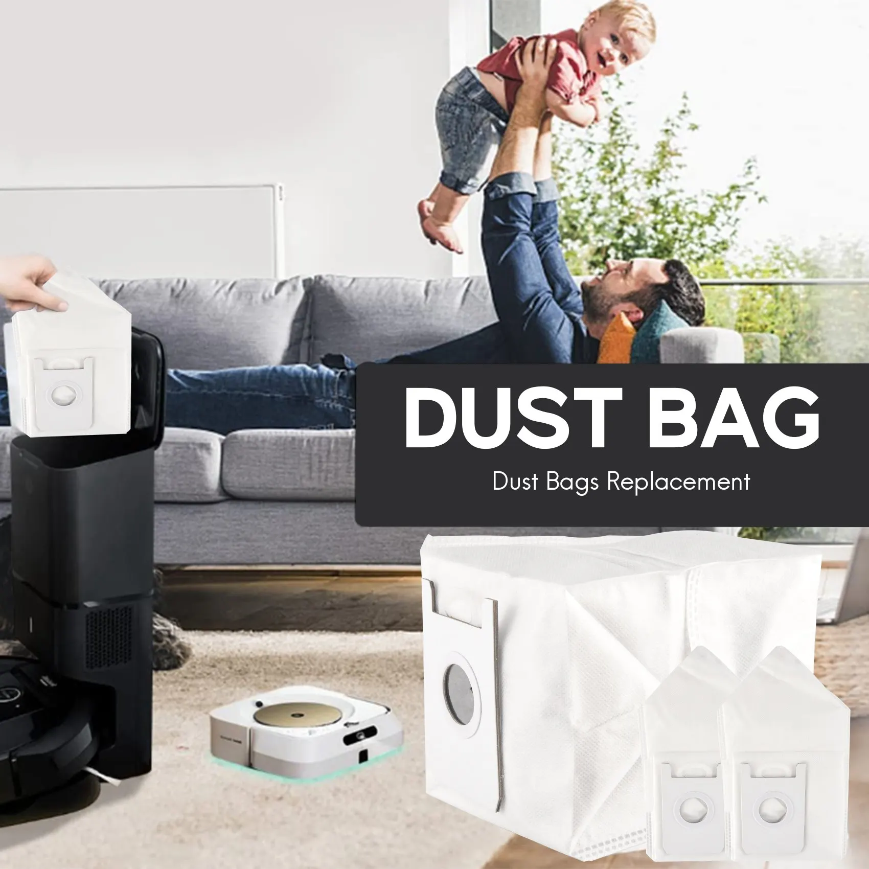 Zubehör Staubbeutel für Conga 2290 Roboter-Staubsauger Staubfilter Papierbeutel Staubbeutel ErsatzVERKAUF