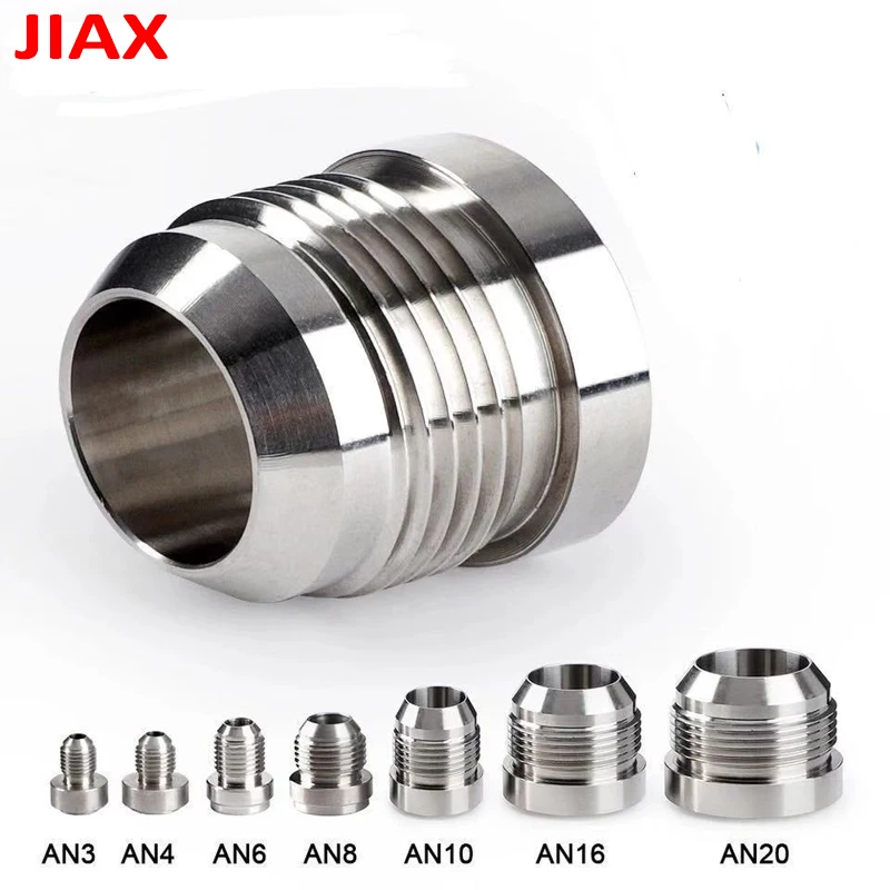 

AN4- AN20 Aluminum Weld On Bung Weld On Fittings Universal Car Accessories For Fuel Oil Gas Water Welded Connector