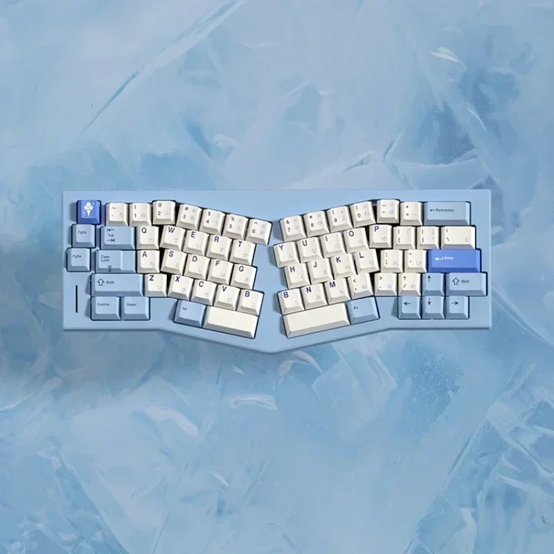 Crush80 Keycaps Set PBT Thermal Sublimation Keyboard Caps Custom Cherry Profile Key Caps Mechanical Keyboard Accessories Korean