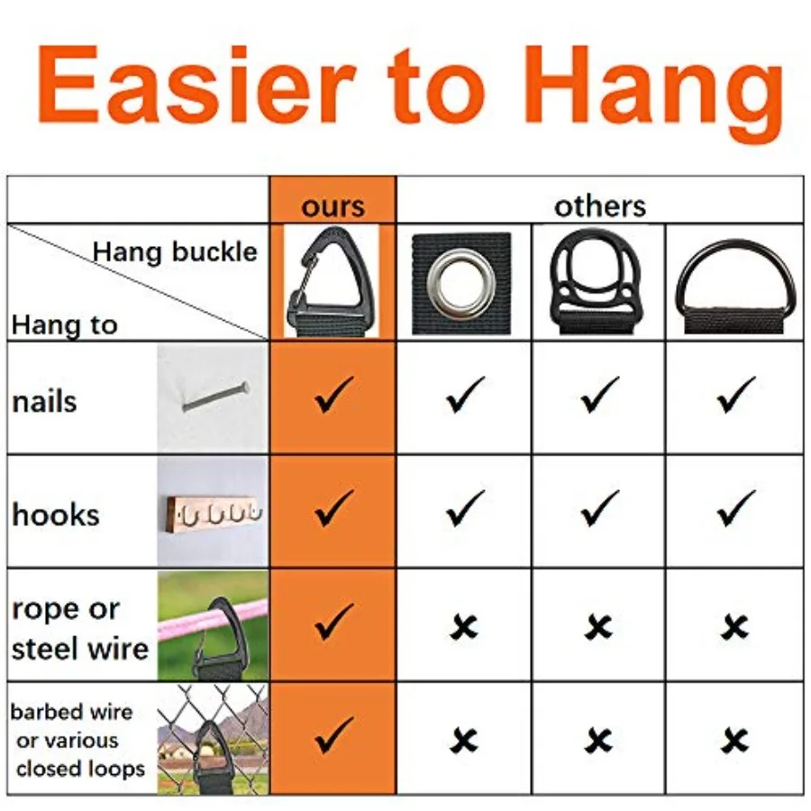 Extension Cord Holder Organizer, Garage Organization and Storage 4 Pack, 16-Inch Extension Cord Wrap Strap, Extension Cord Hang