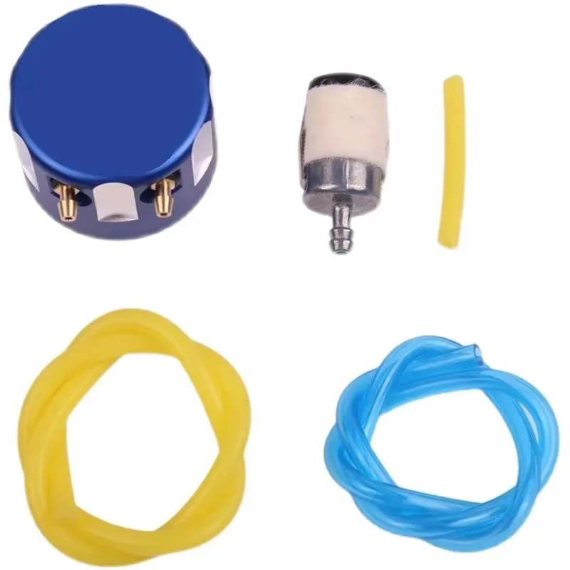 1 Satz hochwertige CNC-Ölfass-Recyclingabdeckung mit Filter für RC-Modell-Methanol-/Benzinmotor