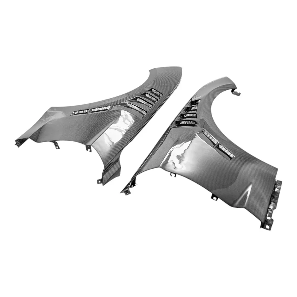 Modified GT500 Style Carbon Fiber Fibre Front Side mudguard for Ford Mustang S550.1 S550.2 2015 - 2017 2018-2023 view 3