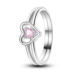 925 Silver New Sparkling Bownot Ring Sparkling Bow Big-row Ring Original Charm Accessories for Women Jewelry Luxury Fine Gifts