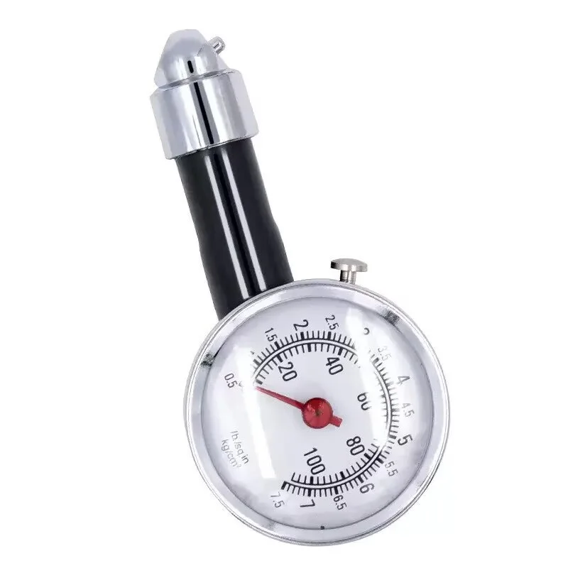 Stainless Steel Car Tire Pressure Gauge Inflation Pressure Gauge High Precision Meter Detector Repair Tools for Mechanical Tires