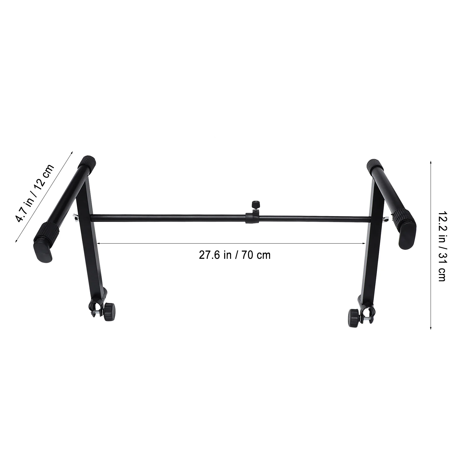 Piano Electronic Keyboard Stand Placing Rack Electric Organ Practical Bracket Black Digital Pianos Holder