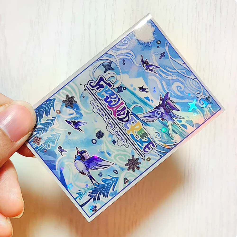 

50PCS 63x90mm YGO Game Card Sleeves The Holographic Shine Protector Case for TCG OCG Trading Cards