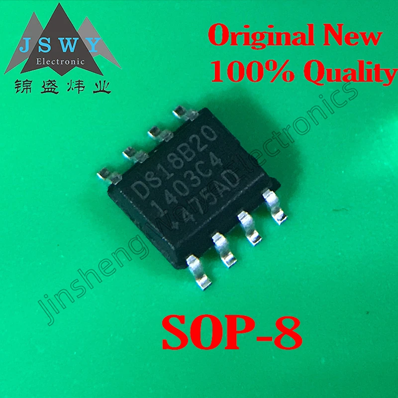 DS18B20Z DS18B20 DS1302Z DS1338Z-33 Silkscreen DS133833 SOP-8 Sensor Chip Real Time Clock IC 100% Brand New 10PCS Free Shipping