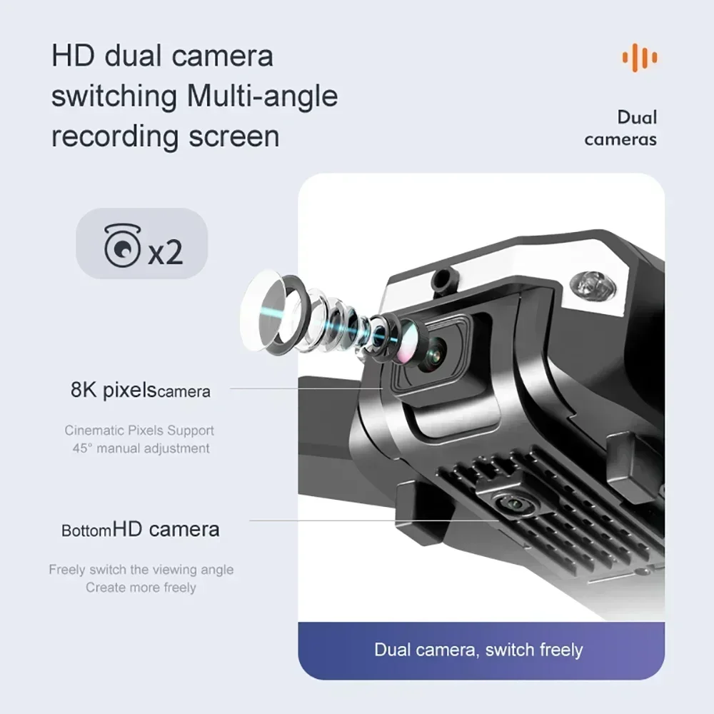 2026 G6 Drone 8K 5G GPS 360° Aerial Dual Camera Brushless Foldable Quadcopter 5KM Long Range Obstacle Avoidance for Photography