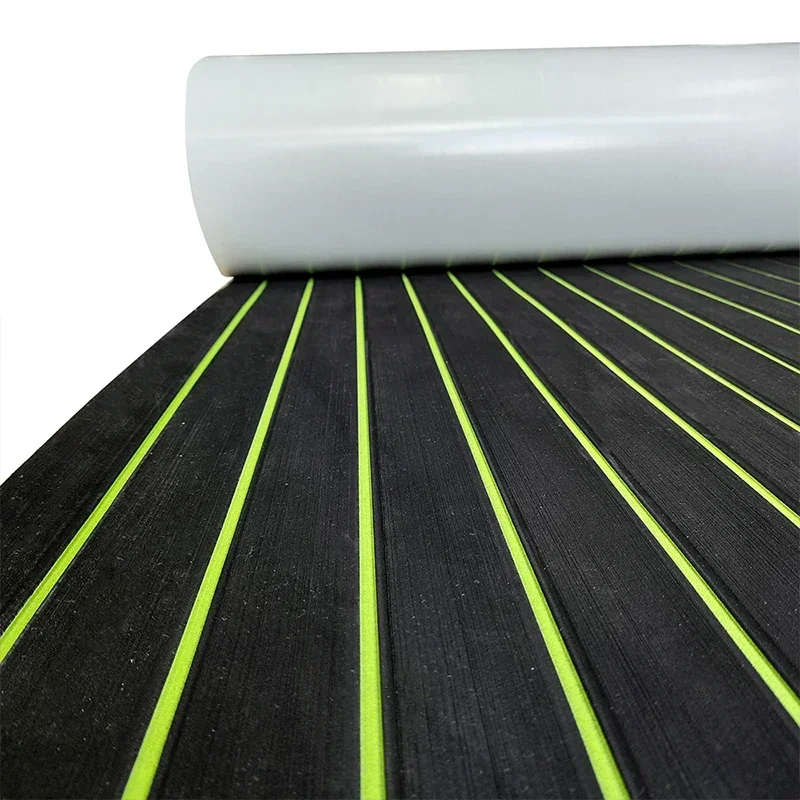 2.4*1.2m Self-Adhesive EVA Foam Boat Marine Flooring Faux Teak Deck Sheet for Yacht  kayak diy decoratio material RV Floor Mat