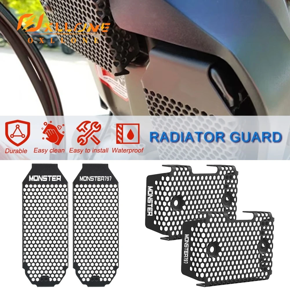 

For Ducati Monster 797+ (Plus) 2018 2019 2020 MONSTER797 2017-2020 Rectifier Guard Oil Cooler Guard Cover Protector Motorcycle
