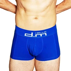 Men's Underwear Low Waist Boxer Underpants Youth Male Comfortable Cotton Sports Boxers