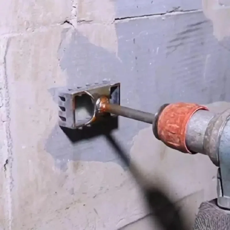 Kreativer quadratischer Lochschneider für Elektrokasten, 86-Typ, quadratischer Steckschlüsselstanzer für die Wasser- und Strominstallation, Handwerkzeuge, 1 Stück