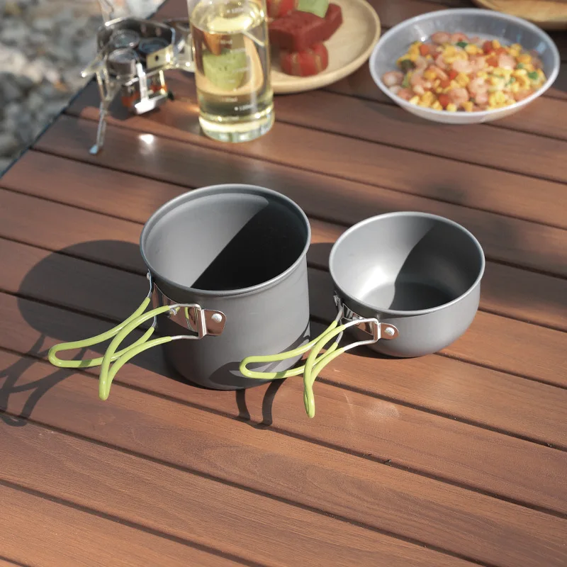 

Widesea-Ultralight Camping Cooking Utensils, Outdoor Tableware, Pot Set, Hiking, Picnic, Travel, Tourist Dishes Supplies, Equipm