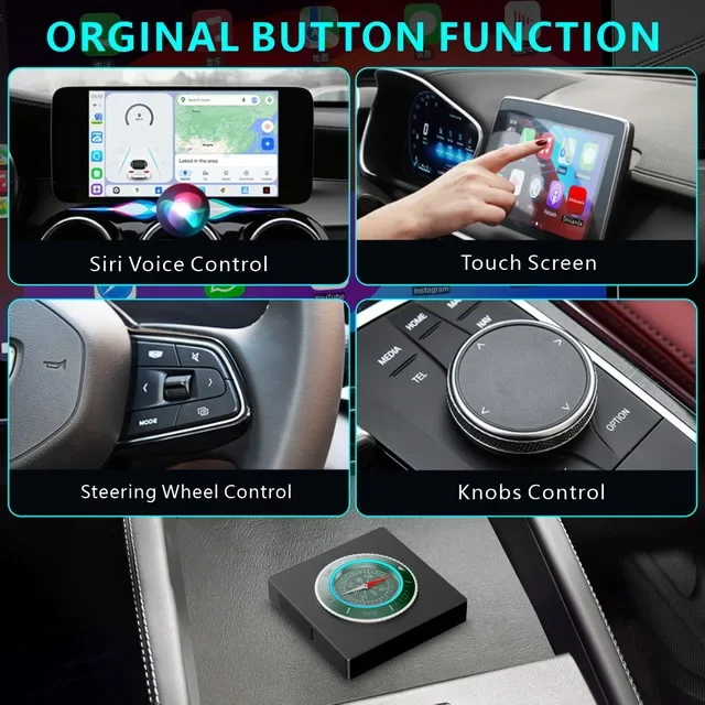 

New Android 13 Carplay AI Smart Box Wireless 8G 128GB Carplay AI Box GPS Navigation Wireless Carplay Adapter