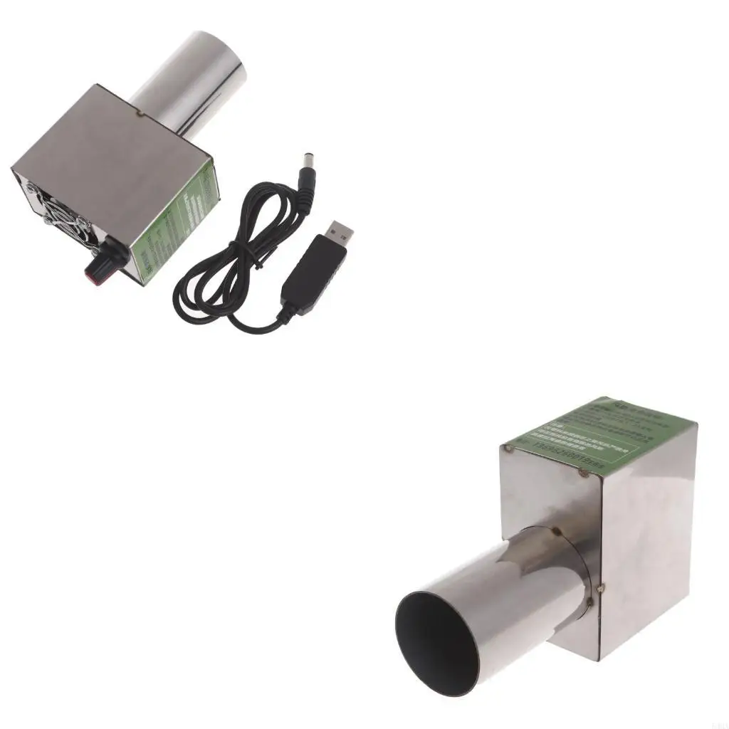 

BBQ Fan PWM Blower 12x3.8cm 5V 2A Large Air USB Powered Fan for Cooking