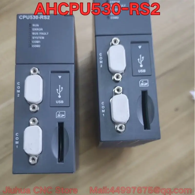 

Second-hand AHCPU530-RS2 PLC module functional test is normal