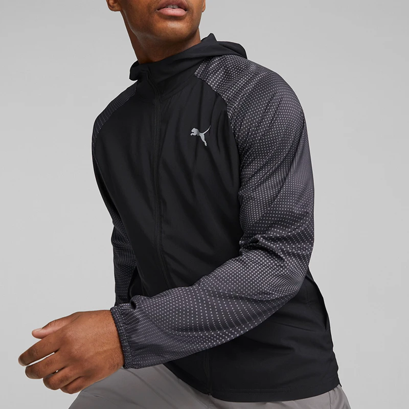 Puma genuine new men's sports breathable and durable hooded jacket jacket 524221-01