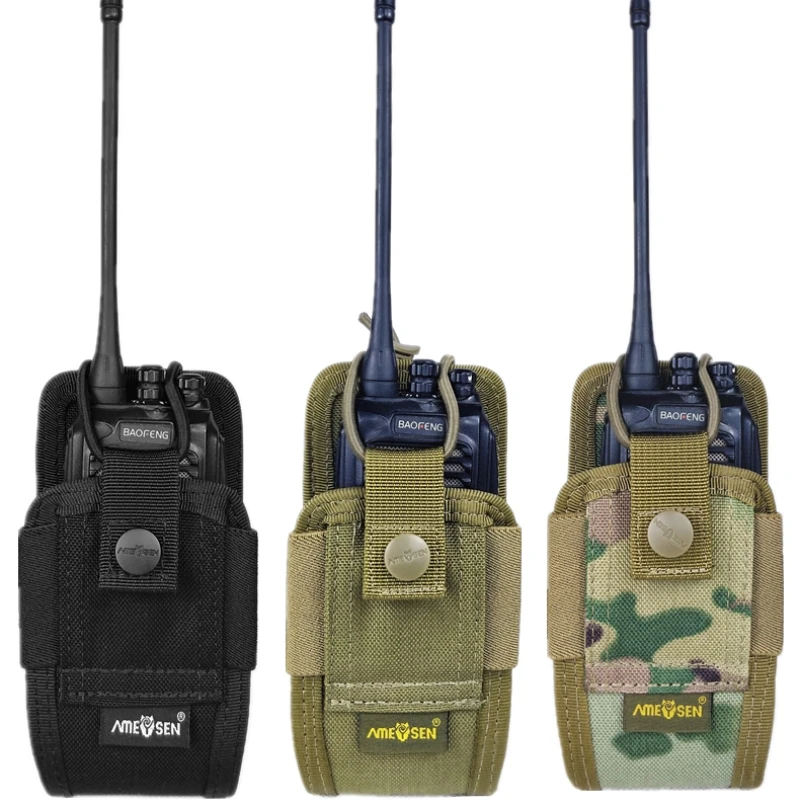 

Outdoor Intercom Bag Set Handheld Intercom Universal Protective Cover Wear Belt Hanging Mobile Phone Waist Hanging Intercom Bag