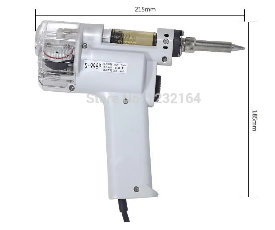 S-998P Electric absorb gun Vacuum Double-Pump Solder Sucker Desoldering Gun Soldering Iron 110/220V 100W