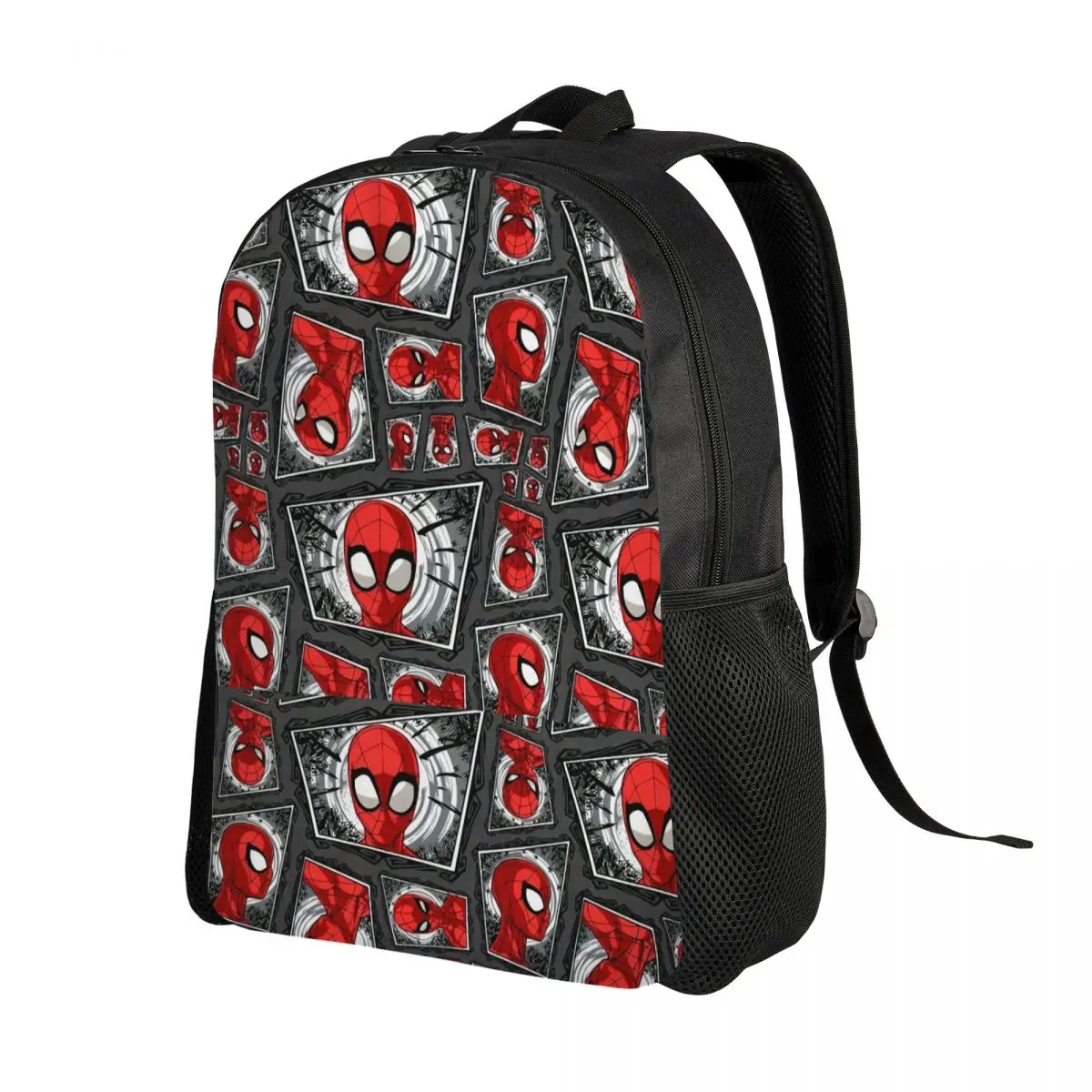 Custom Spider Man Heads Collage Laptop Backpack Men Women Fashion Bookbag for School College Student Bag