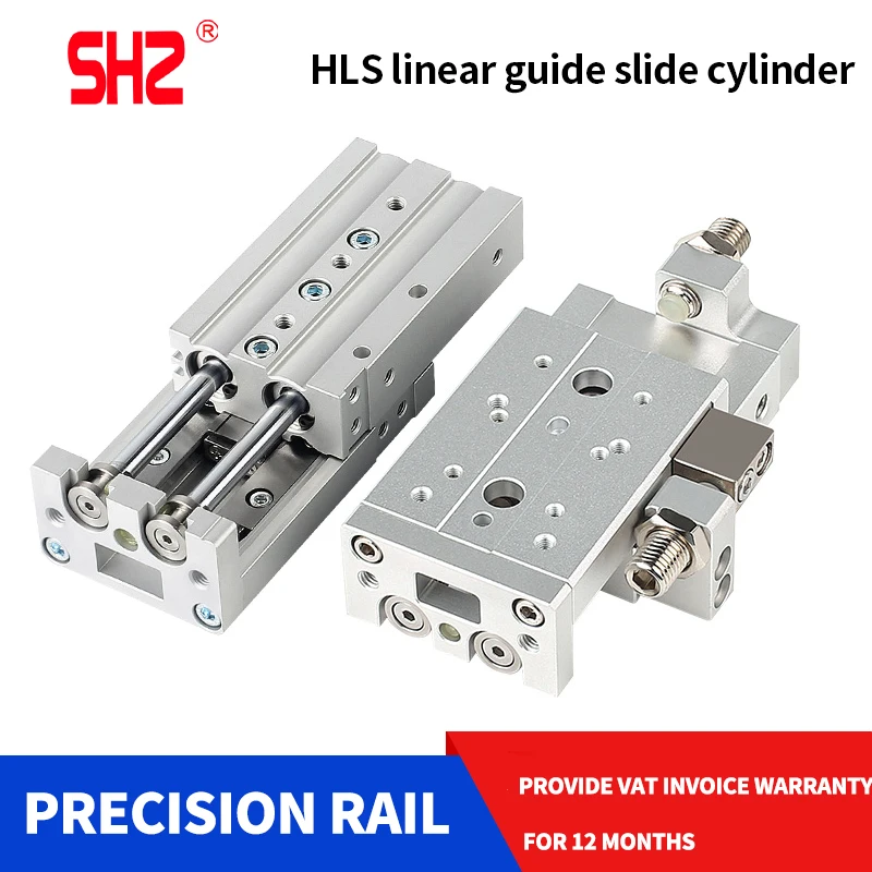 

Small pneumatic precision guide rail sliding table cylinder HLS/MXS12/8/6/16/20-10X50X30X40*100