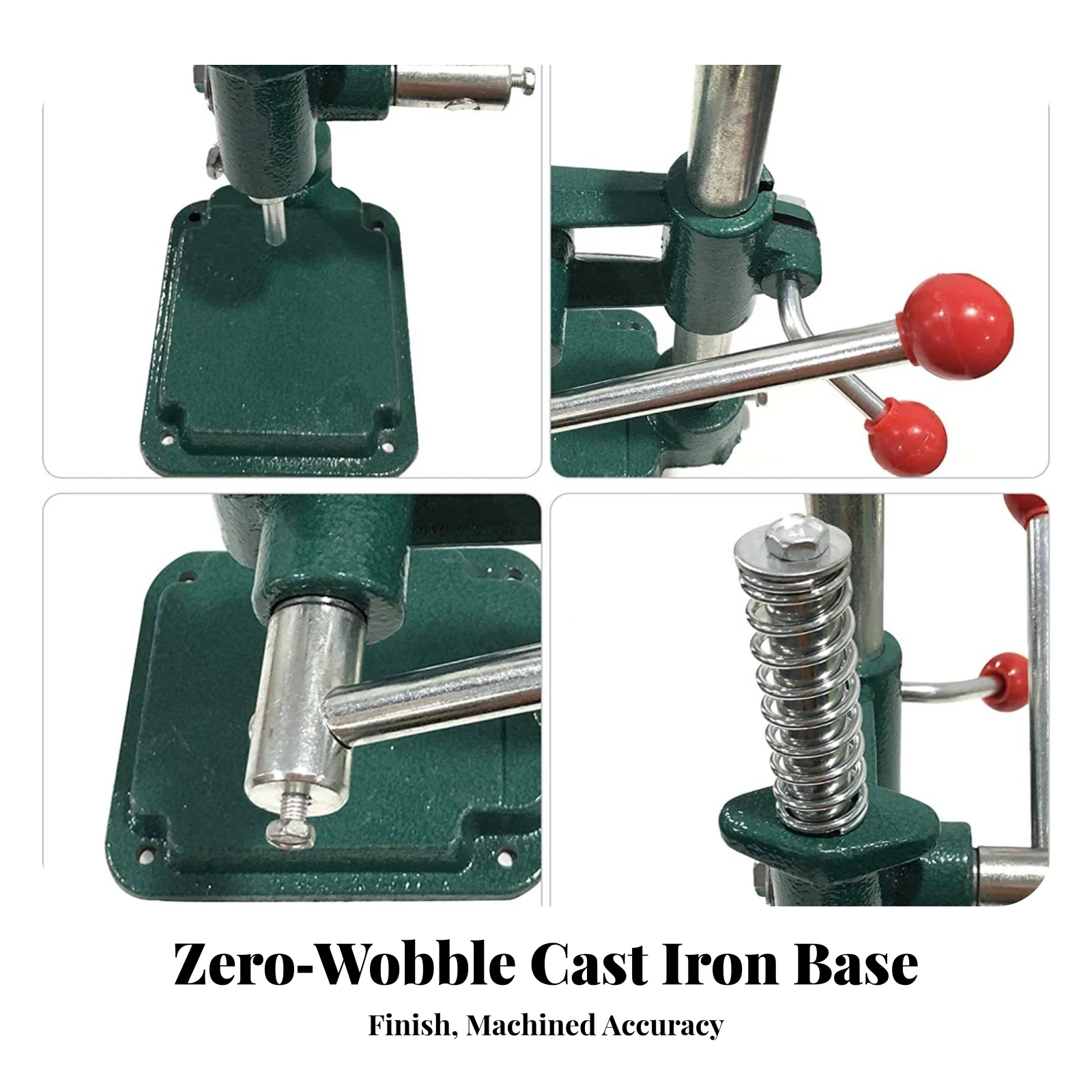 Manual Arbor Press Hand-Operated Manual Press Machine Heavy-Duty Tabletop for Leathercrafters, Workshop, Craft Studio
