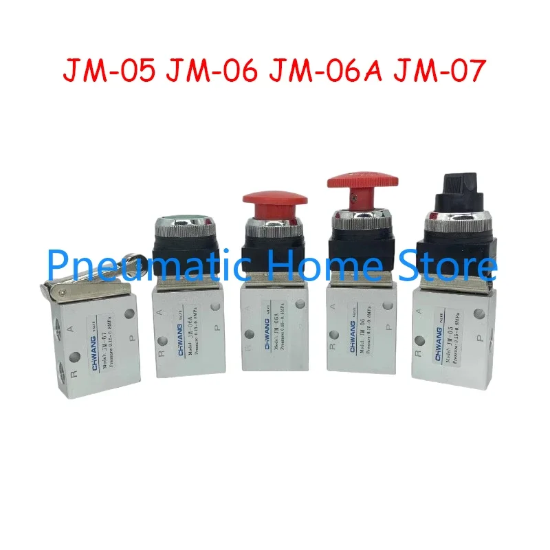 JM-05 JM-06 JM-06A JM-07 Manual Switch Control Pneumatic Valve Two-position Three-way Mechanical Valves