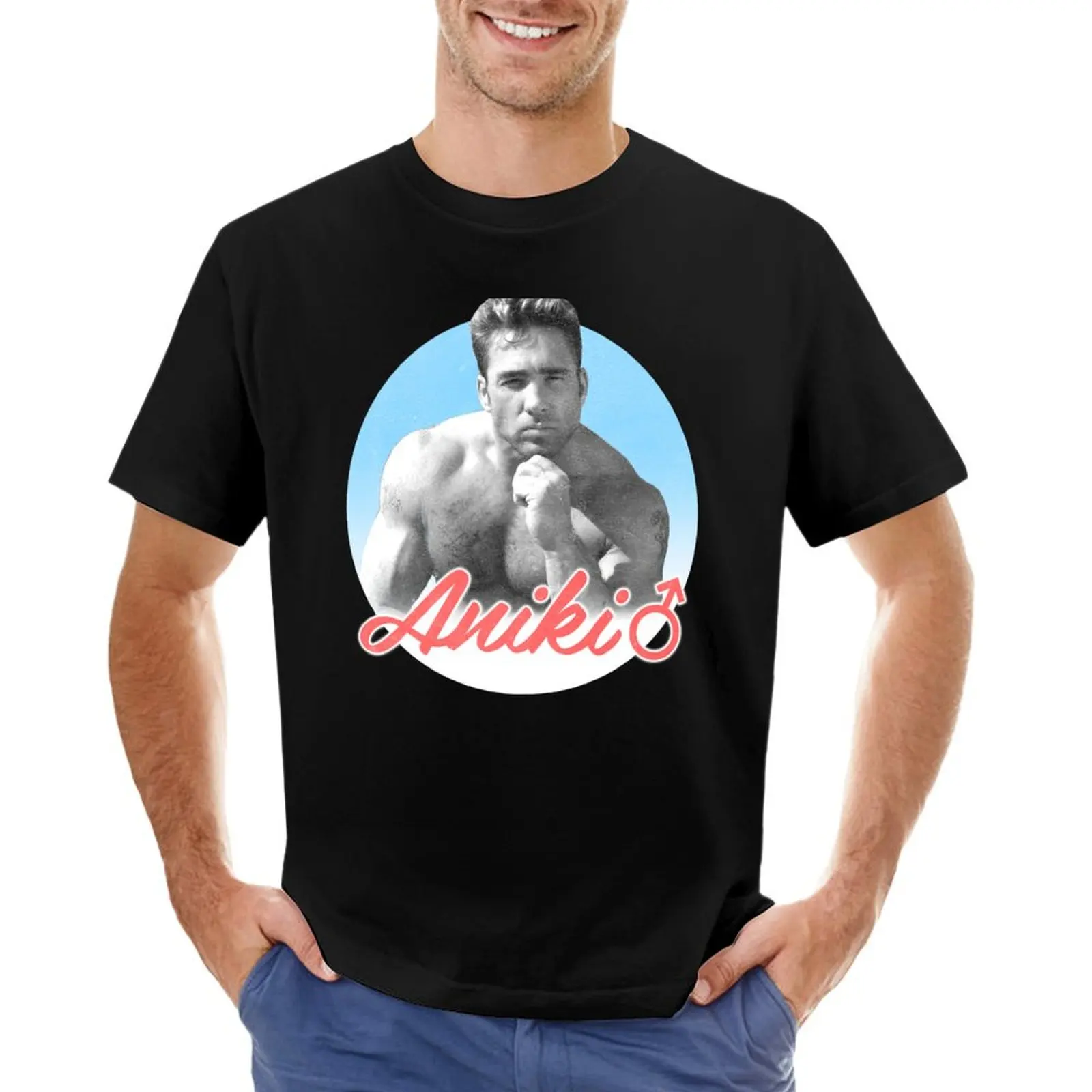 Aniki Billy Herrington Gachumuchi for ever T-Shirt cute tops graphic tee shirt vintage t shirts quick-drying men t shirt