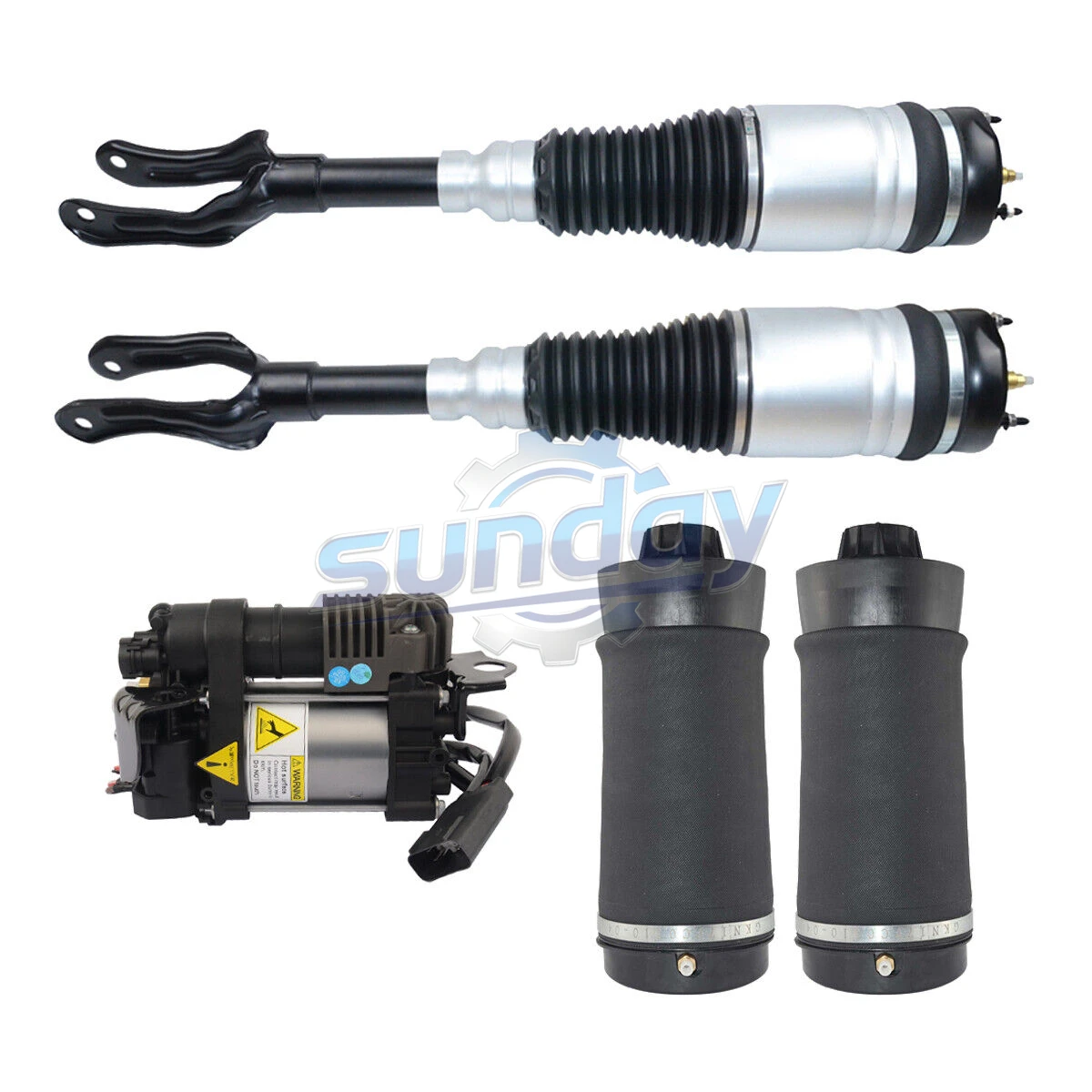 2011-2015 for Jeep Grand Cherokee 68059904AC 68029902AB 68029903AC Suspension Shock Springs Compressor Kit 5pcs