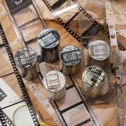 Retro Camera Film Washi Tape Stickers Creative Filmstrip Masking Tape for Card Making Scrapbooking Journaling Arts and Crafts