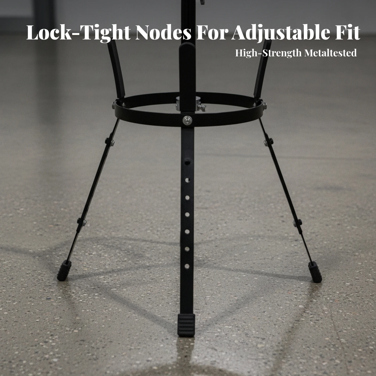 Hand Drum Stand Tripod Drum Stand with Three Legs Long-Lasting Compact for Percussionists, Stage, Studio
