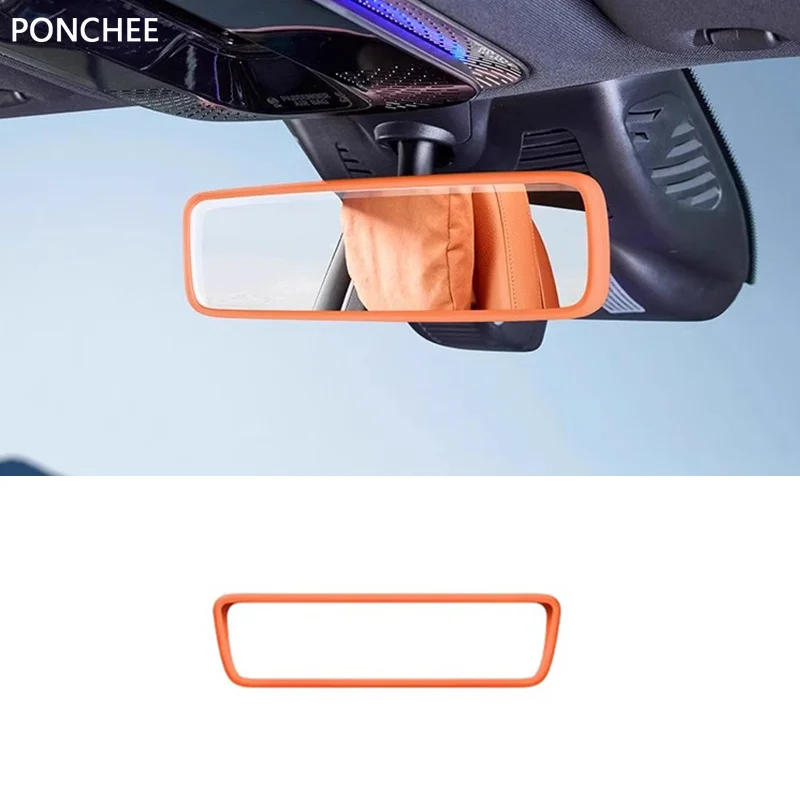 

For BYD Sealion 7 2024-2025 Car Rearview Mirror Protective Case Screen Frame Silicone Sleeve Automobile Modification Supplies