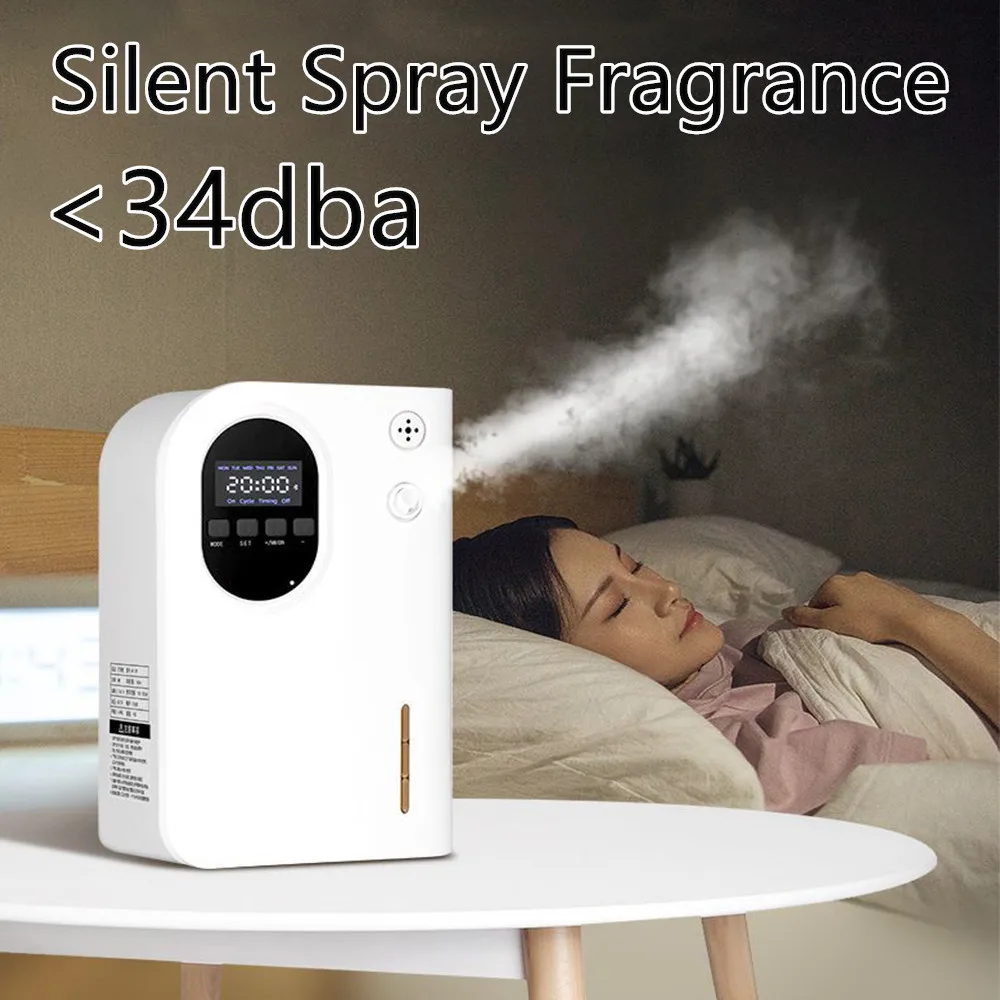 Essential Oil Diffuser 300m³ Large Area Aroma Diffuser Machine Wall Mounted Hotel Home Room Fragrance Electric Smell Distributor