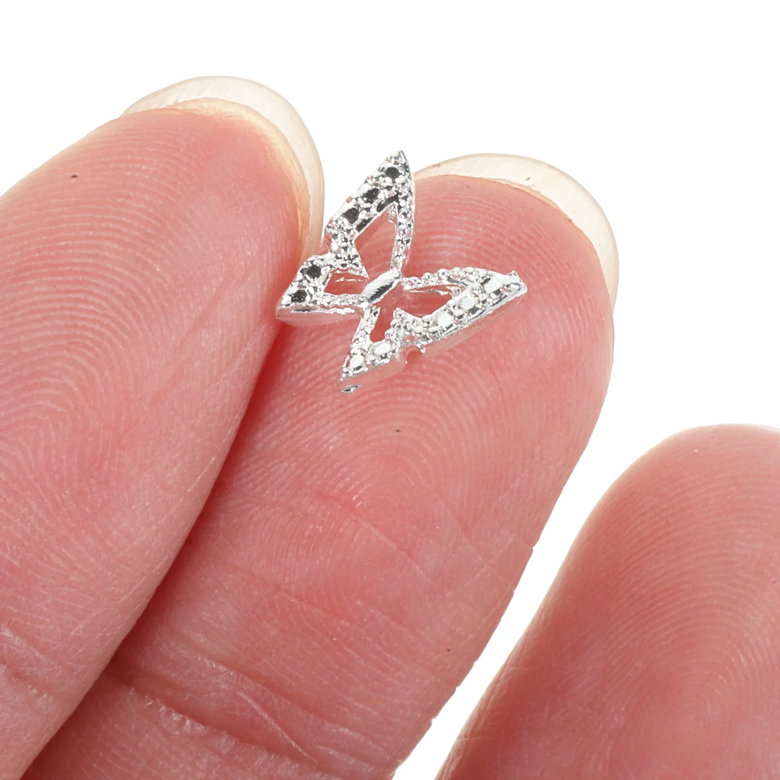 

40Pcs Butterfly Nail Charms Manicure Art Decorations for Nails DIY Crafts Phone Case Scrapbook Women Nail Art Supplies